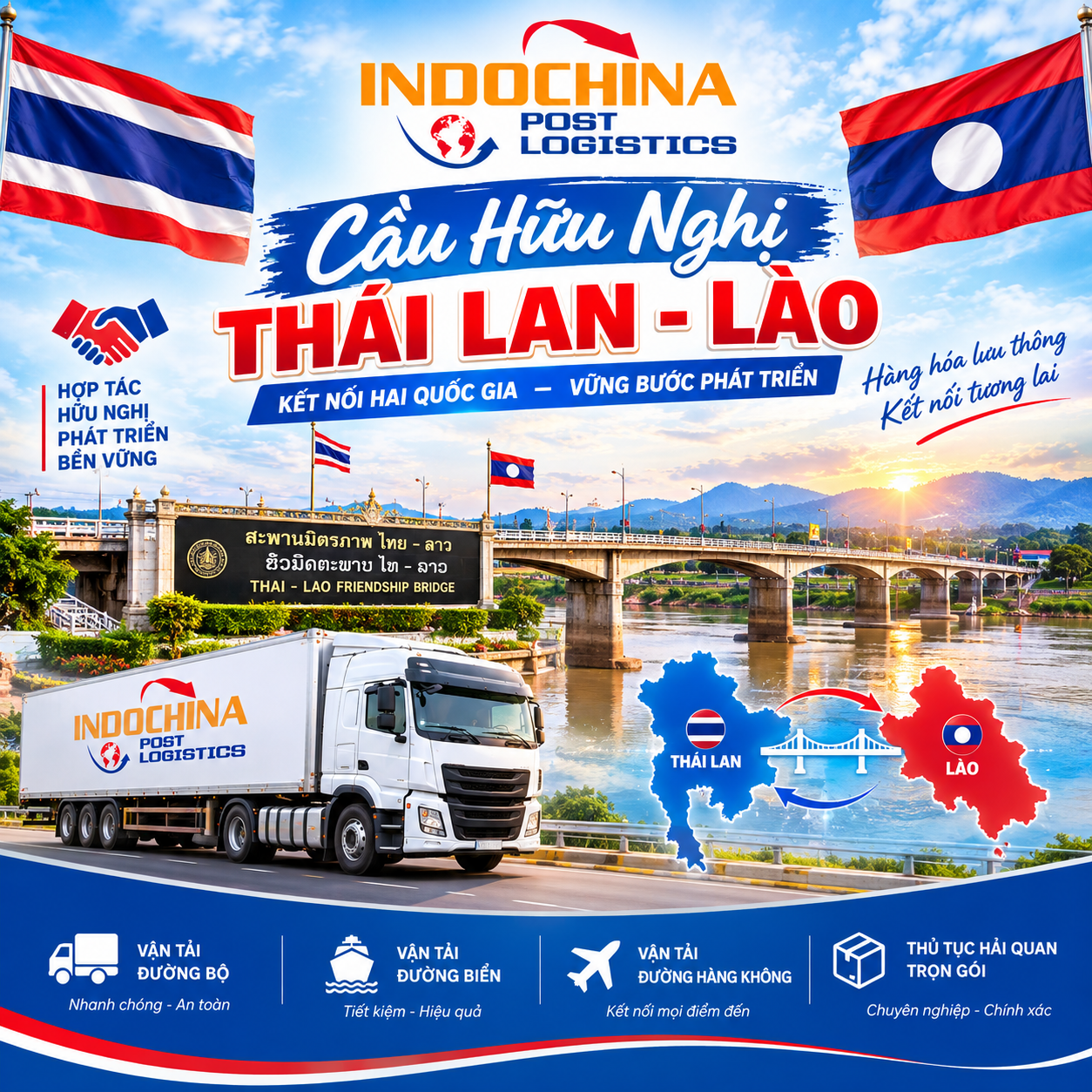 vận chuyển Việt Nam Thái Lan - Lào - Campuchia